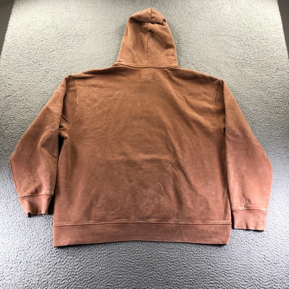Jordan Hoodie Mens XL Washed Brown Essential Jumpman Logo Flight Pullover DR3087